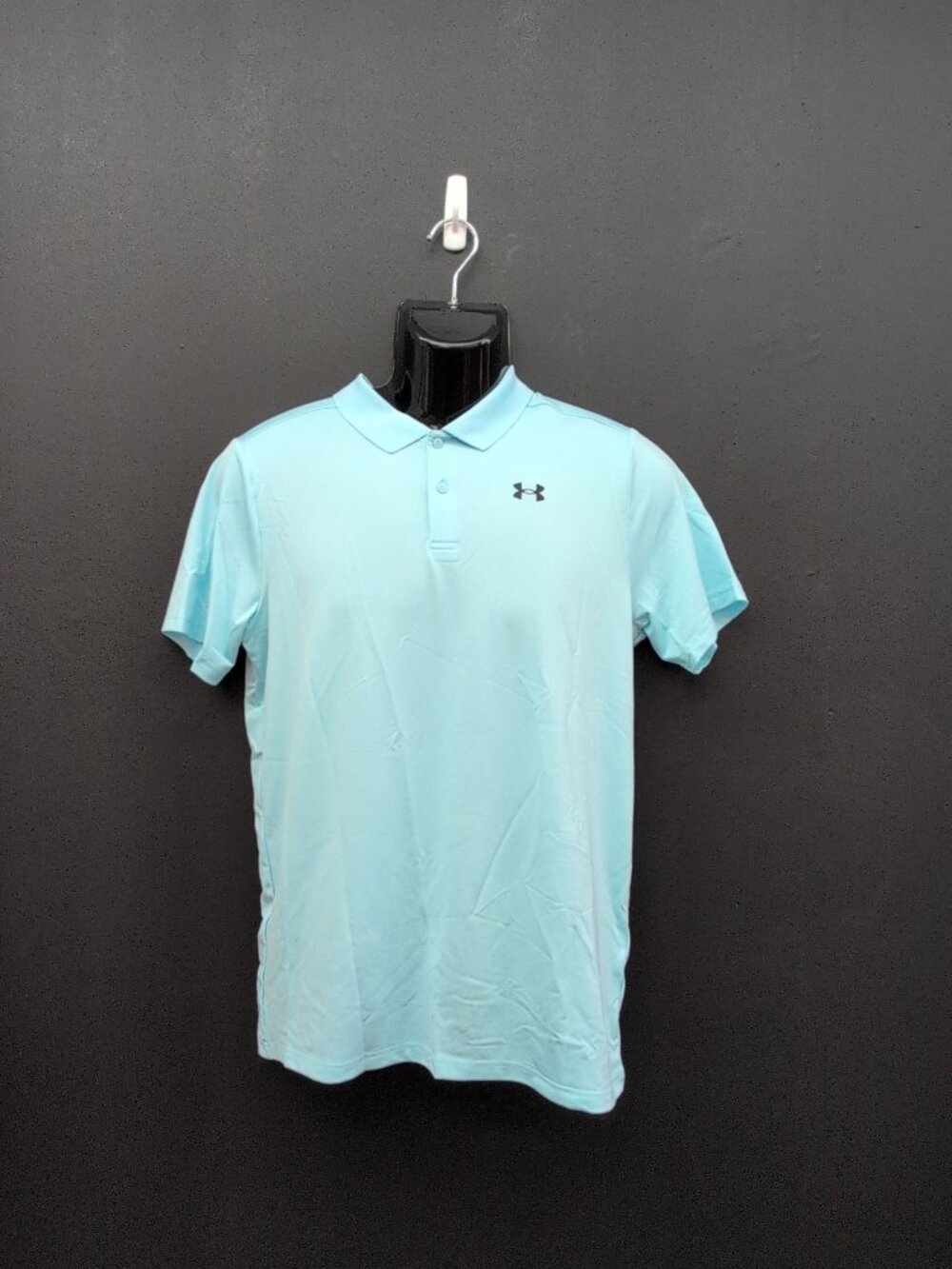 Under Armour Boys Matchplay Short Sleeves Polo Shirt Youth XL Blue